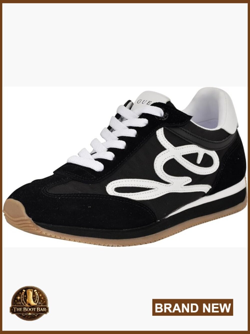 Skroll Sneaker - '70s Vibe, Lace-Up, Suede/Faux Leather, Cushioned Comfort